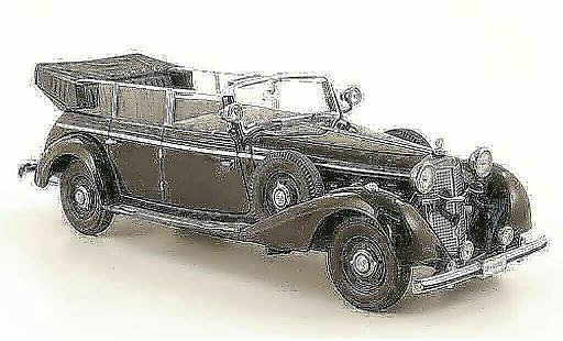 Mercedes 770 Cabriolet 1/43 Signature zwart 1938 modelauto