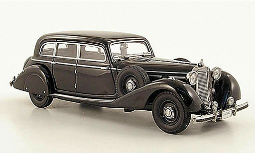 Mercedes 770 Pullman 1/43 Signature -Sedan zwart 1938 modelauto