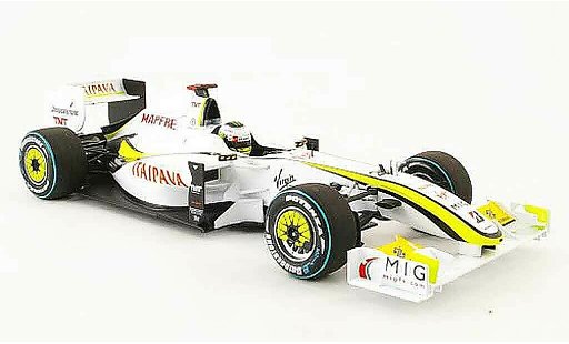 Mercedes F1 2009 1/18 Minichamps brawn gp bgp001 no.22 j.button gp brasilien modelauto