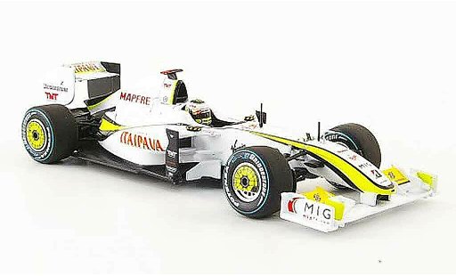 Mercedes F1 2009 1/43 Minichamps Brawn GP BGP001 No.22 J.Button GP Brasilien modelauto