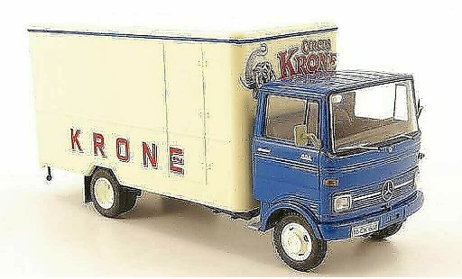 Mercedes LP 608 Kastenwagen 1/43 Schuco bestelwagen Circus Krone modelauto