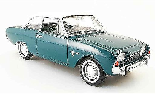 Ford Taunus 17M P3 1/18 Revell 17 m () groen/wit badewanne 1960 modelauto