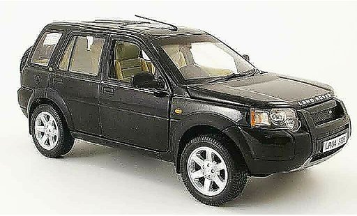 Land Rover Freelander Base 1/18 Ertl zwart 4 portes volant a droite modelauto
