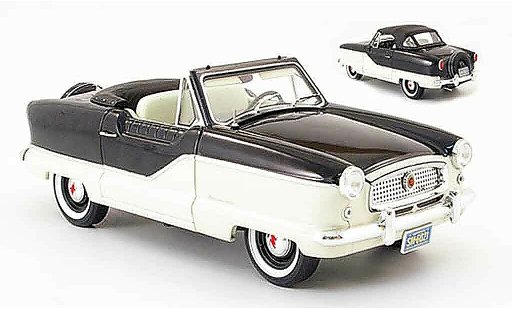 Metropolitan 1500 Convertible 1/18 Highway 61 cabriolet zwart/wit 1959 modelauto