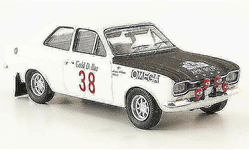 Ford Escort MK1 1/43 Trofeu No.38 winnaar 1000 Lakes Rally 1968 modelauto