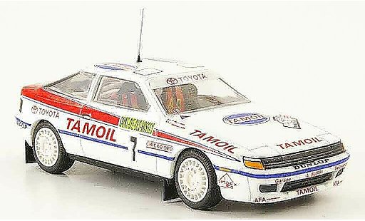 Toyota Celica GT4 1/43 Trofeu no.7 tamoil rallye alsace vosges modelauto
