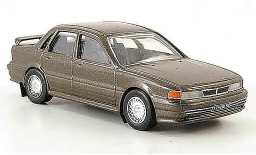 Mitsubishi Galant GTI 1/43 Trofeu 16V grijsbruin modelauto