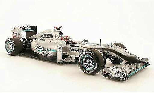 Mercedes F1 2010 1/18 Minichamps GP MGP W01 No.3 Petronas M.Schumacher Saison modelauto