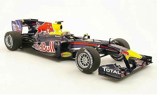 Renault F1 2010 1/18 Minichamps red Bull RB6 No6 MWebber Saison modelauto