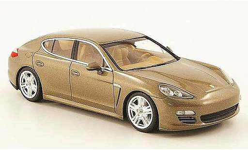 Porsche Panamera 4 1/43 Minichamps 4 beige 2010 modelauto
