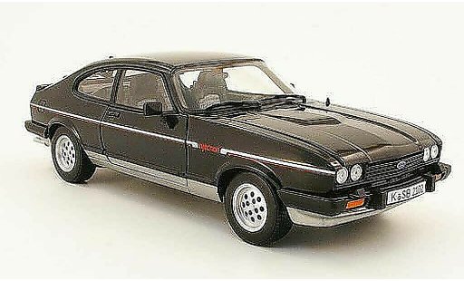 Ford Capri 2.8i 1/18 Norev mk3 zwart/grijs 1983 modelauto