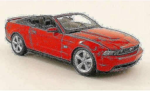 Ford Mustang Convertible 1/18 Maisto gt cabriolet rood modelauto