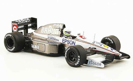 Tyrrell 020 Base 1/43 Spark No.4 bruin S.Modena GP Monaco 1991 modelauto