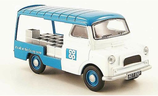 Bedford CA plateau 1/43 Oxford laadbak co op Milchlieferwagen modelauto