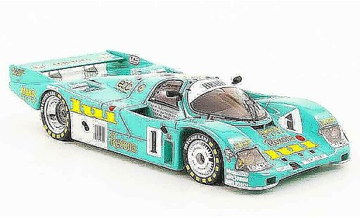 Porsche 962 1987 1/43 Spark No.1 lui 24h Le Mans modelauto