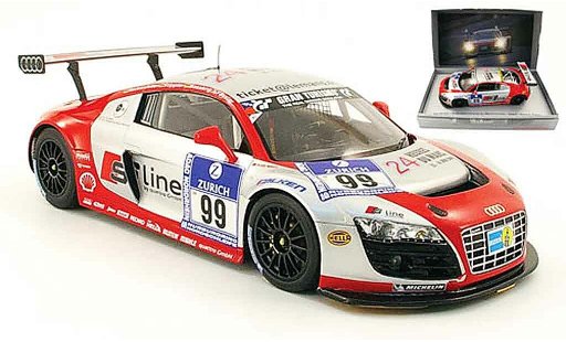 Audi R8 s tronic 1/18 Spark LMS no.99 line 24h adac nurburgring 2009 modelauto