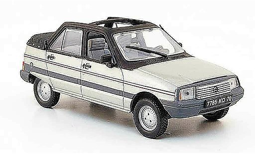 Citroen Visa Cabriolet 1/43 Nostalgie decouvrable grijs metallic 1984 modelauto