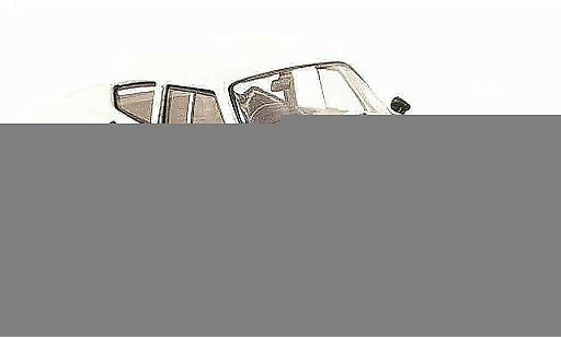 CG 1300 coupe 1/43 Nostalgie wit 1973 modelauto