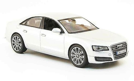 Audi A8 berline 1/43 Kyosho grijs metallic 2010 modelauto