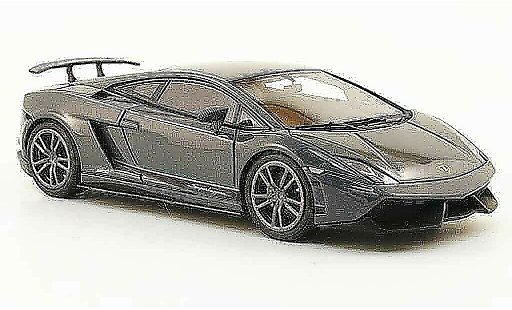 Lamborghini Gallardo LP570-4 1/43 Look Smart superleggera grijs 2010 modelauto