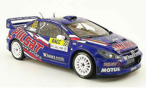 Peugeot 307 WRC 1/18 Sun Star no.66 pulsat racc rallye catalunya 2009 modelauto