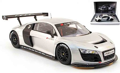 Audi R8 lms 1/18 Spark grijs modele de presentation modelauto