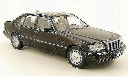 Mercedes Classe S Base 1/18 Norev S 600 (w140) zwart 1997 modelauto
