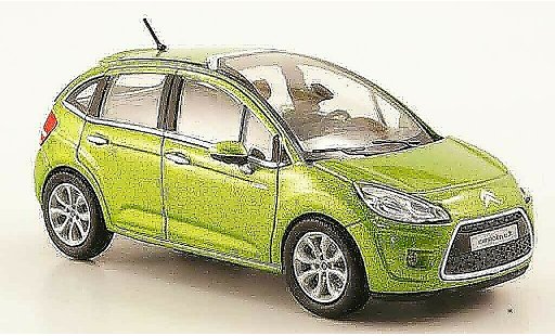 Citroen C3 Berline 1/43 Norev groen 5 turer 2009 modelauto