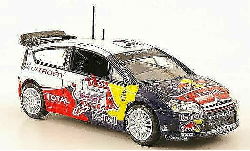 Citroen C4 WRC 2009 1/43 Norev No.1 Red Bull - Total Rally du Var modelauto