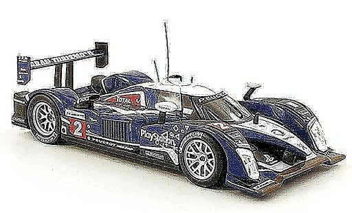 Peugeot 908 2010 1/43 Norev HDi FAP No.2 Team Sport 24h Le Mans modelauto
