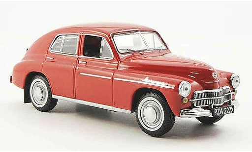 Warszawa 201 Base 1/43 IST Models rood 1960 modelauto