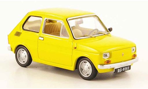 Fiat 126 126P 1/43 IST Models Polski P geel 1973 modelauto