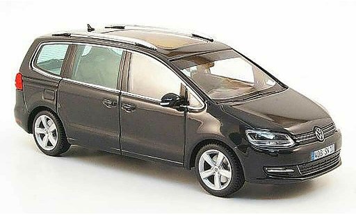 Volkswagen Sharan Base 1/43 Minichamps II grijs 2010 modelauto
