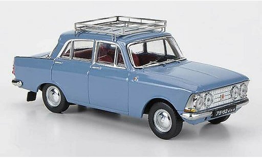Moskwitsch 408 Base 1/43 IST Models E blauwgrijs 1966 modelauto