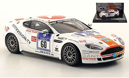 Aston Martin V8 Vantage GT4 gt4 1/43 Minichamps No.60 Team Bratke Motorsport 24h Nurburgring 2010 modelauto