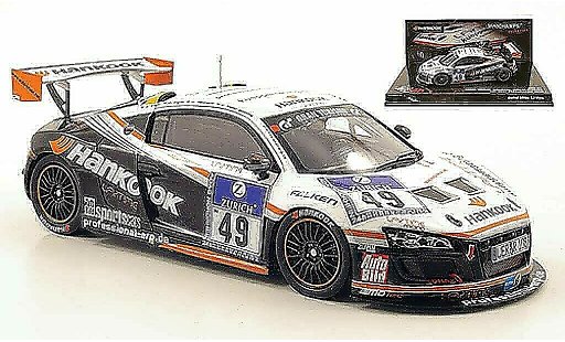 Audi R8 lms 1/43 Minichamps No.49 24h Nurburgring 2010 modelauto