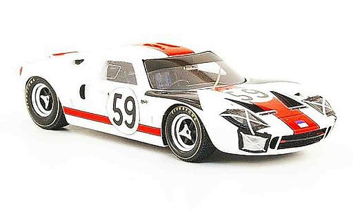 Ford GT40 Mk I 1/43 Bizarre GT 40 No.59 24h Le Mans 1966 modelauto