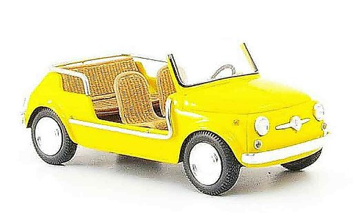 Fiat 500 Jolly 1/43 Spark geel 1961 modelauto
