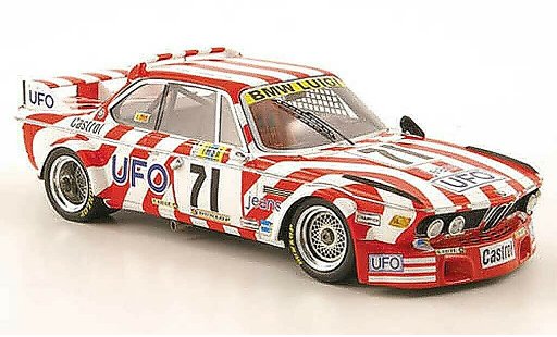 Bmw 3.0 CSL 1/43 Spark No.71 UFO 24h Le Mans 1977 modelauto