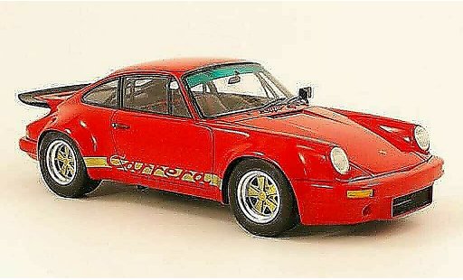 Porsche 911 RS 1/18 Spark carrera 3.0 rood/or 1974 modelauto