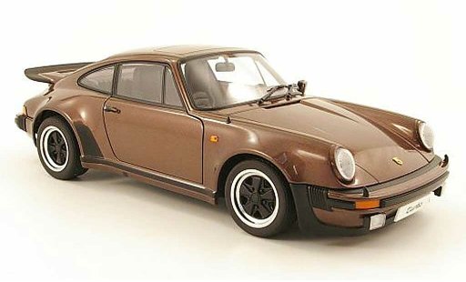 Porsche 911 Turbo 1/18 Autoart 30 bruin 1975 modelauto