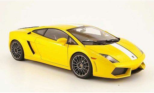 Lamborghini Gallardo LP550-2 1/18 Autoart balboni geel 2009 modelauto