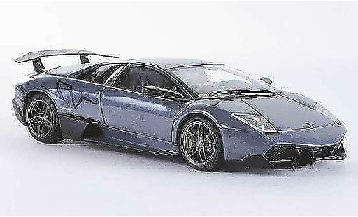 Lamborghini Murcielago LP670 1/43 Autoart 4 SV grijs/carbon 2009 modelauto
