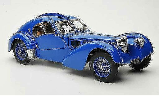 Bugatti 57 Atlantic 1/18 Autoart S blauw 1938 modelauto