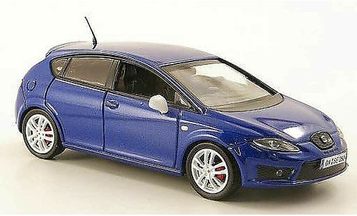 Seat Leon Cupra 1/43 Hachette R blauw modelauto