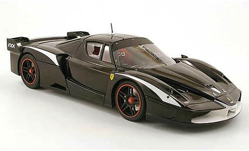 Ferrari Enzo FXX 1/18 Hot Wheels evoluzione zwart modelauto