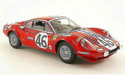 Ferrari Dino GT 1/18 Hot Wheels dino no.46 nart 24h le mans 1972 modelauto