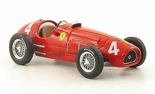 Ferrari 500 F2 1/43 Hot Wheels Elite No.4 A.Ascari GP Belgien (Elite) 1952 modelauto