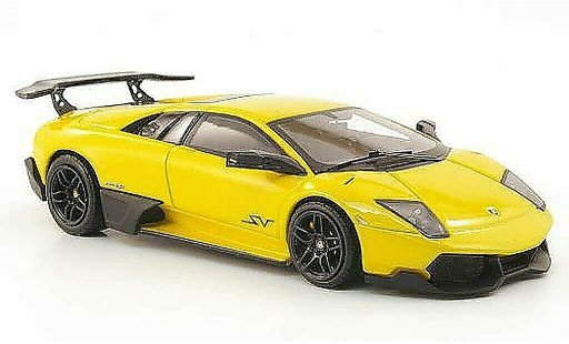 Lamborghini Murcielago LP670 1/43 Hot Wheels Elite SV geel (Elite) modelauto