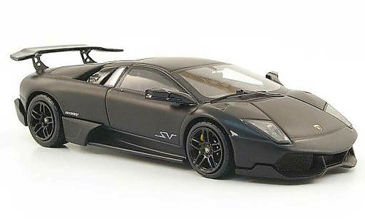 Lamborghini Murcielago LP670 1/43 Hot Wheels Elite SV matzwart (Elite) modelauto
